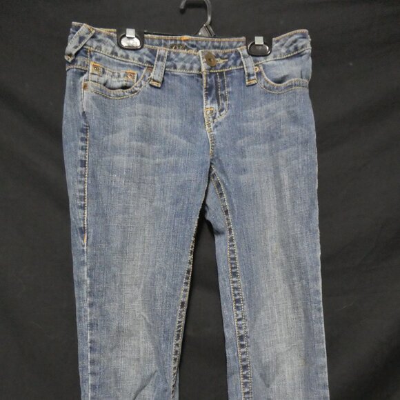 BLUENOTES | size 27 | Blue Denim - Jeans | Embroidered Back Pockets - Picture 6 of 16